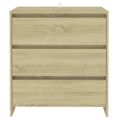 vidaXL Komoda dub sonoma 70x41x75 cm spracované drevo