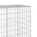 vidaXL Gabiónový kôš s krytom 600x50x200 cm pozinkované železo