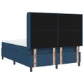 vidaXL Posteľ s pružinovým rámom s vankúšom Modrá 200 x 140 cm látka