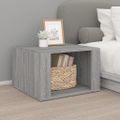 vidaXL Nočný stolík sivý sonoma 57x55x36 cm spracované drevo