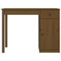 vidaXL Stolík medovo-hnedý 100x50x75 cm masívne borovicové drevo