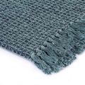 vidaXL Deka 125x150 cm indigovo-modrá bavlnená