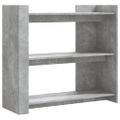 vidaXL Konzolový stolík betónový sivý 100x35x90 cm drevotrieska
