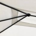 vidaXL Altánok s poťahmi na stĺpiky 3x4x2,6 m, krémový 160 g/m²