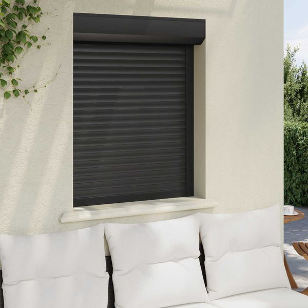 vidaXL Rolety Antracit 80 x 100 cm Hliník a polyuretán