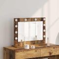 vidaXL Toaletné zrkadlo Staré drevo 60 x 45 x 18 cm Obdĺžnikový