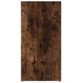 vidaXL Knižnica dymový dub 50x25x106 cm