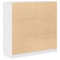 VidaXL Príborník Biely 100x35x99 cm Engineered Wood