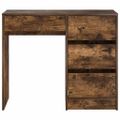 vidaXL Stôl Dymová dub Kompozitné drevo 90 x 37,5 x 75 cm