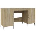 vidaXL Stôl dub somoma 140x50x75 cm spracované drevo