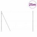 vidaXL Zvarené drôtené pletivo s betónovým základom 25 x 1,5 m
