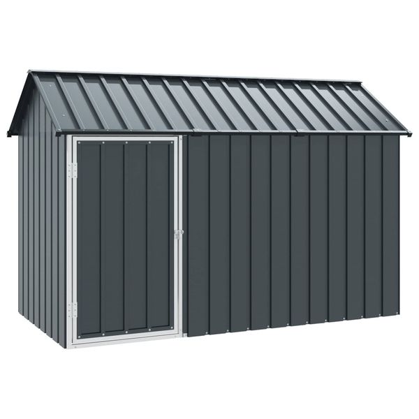 vidaXL Klietka pre vtákov Antracit 215 x 112 x 141 cm Pozinkovaná oceľ