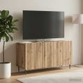 vidaXL TV skrinka 99 x 34,5 x 52 cm Dub artisan Kompozitné drevo