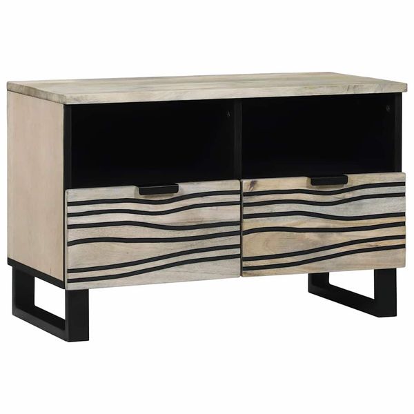 vidaXL TV jednotky so zásuvkou Biela 70 x 33 x 46 cm Kompozitné drevo