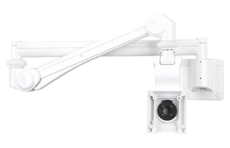 Neomounts  FPMA-HAW300 / Medical Flat Screen Wall Mount (111 cm long/120 cm high) / Creme Držák, VESA, nástenný, pro lékarské monitory, úhloprícka 10"-24", náklon 60°, otácení 370°, nosnost 3kg, hliník, bílý