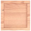 vidaXL Kúpeľňová doska bledohnedá 40x40x(2-4) cm ošetrený masív