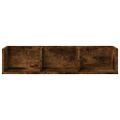 vidaXL Nástenné skrinky 2 ks dymový dub 75x18x16,5 cm kompozitné drevo