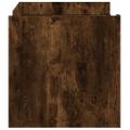 vidaXL Konferenčný stolík dymový dub 100x50x50 cm kompozitné drevo