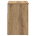 vidaXL Lavica na topánky dub artisan 60x30x45 cm kompozitné drevo