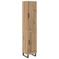 vidaXL Highboard Remeselný dub 34,5 x 34 x 180 cm Kompozitné drevo