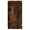 vidaXL Komody 2 ks dymový dub 37,5x35,5x67,5 cm kompozitné drevo