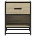 vidaXL Nočné stolíky 2 ks dub sonoma 40x31x50 cm kompozitné drevo