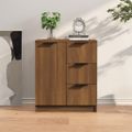 vidaXL Komoda hnedý dub 60x30x70 cm spracované drevo
