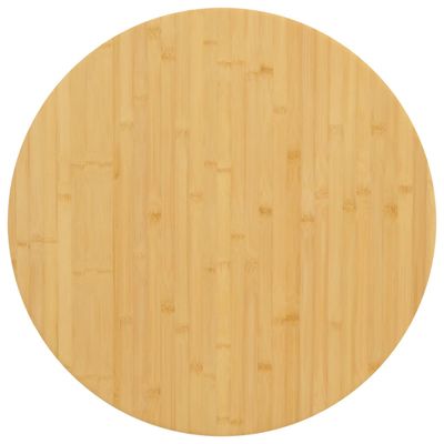 vidaXL Stolová doska Ø70x4 cm bambus