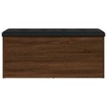 vidaXL Úložná lavička hnedý dub 102x42x45 cm kompozitné drevo
