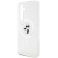 Puzdro Karl Lagerfeld pre Samsung Galaxy S24 KLHMS24SHGKCNOT transparentné HC MAGSAFE IML KC
