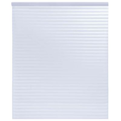 vidaXL Okenná fólia matná vzor pruhy 90x500 cm PVC
