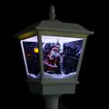 vidaXL Vianočná pouličná lampa so Santom 180 cm LED