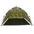 vidaXL Rybársky stan s rýchlym uvoľnením 4 osoba Svetlý camouflage