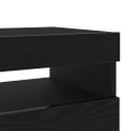 vidaXL TV skrinka 100 x 35 x 40 cm Čierny dub Kompozitné drevo