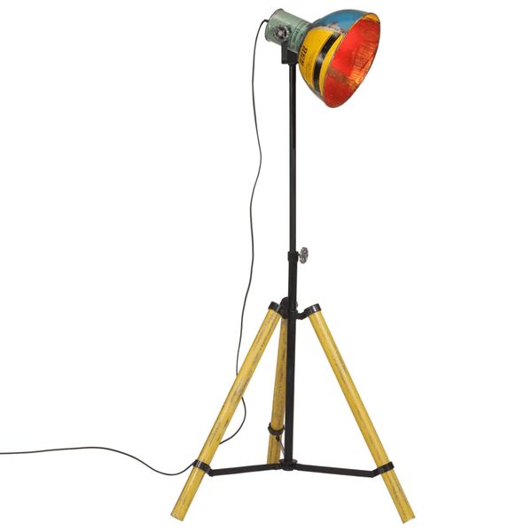 vidaXL Podlahová lampa 25 W viacfarebná 75x75x90-150 cm E27