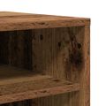 VidaXL Skrinka na topánky Old Wood 32x35x92 cm Engineered Wood