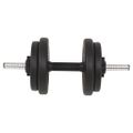 vidaXL Súprava činiek barbell a dumbbell 30 kg