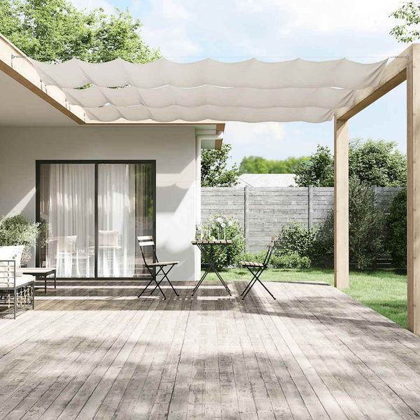 vidaXL Vertikálna markíza biela 140x1200 cm oxfordská látka