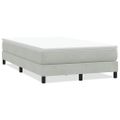 vidaXL Box Spring Posteľ bez matraca Svetlosivá 100x220 cm Zamat