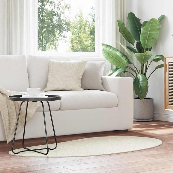 vidaXL Kusové koberce HUARTE Krémová 80 x 150 cm Polyester