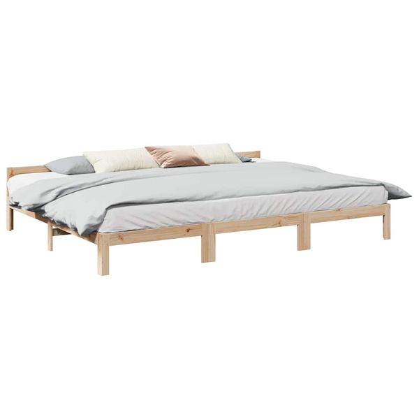 VidaXL Rodinný rám postele č. Matrac 270x200 cm masívna borovica