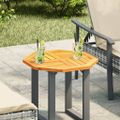 vidaXL Stolová doska 50x50x2 cm osemuholník masívna akácia