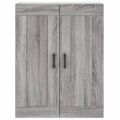 vidaXL Vysoká skrinka sivý dub sonoma 69,5x34x180 cm spracované drevo