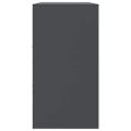 vidaXL Komoda antracitová 99x39x73 cm oceľ