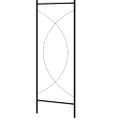 vidaXL Záhradná pergola čierna 150x34x240 cm železná