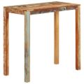 vidaXL Barový stôl 112x55x108 cm masívne recyklované drevo