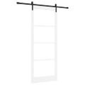 vidaXL Posuvné dvere ORKDAL Biela a čierna 93 x 232 cm