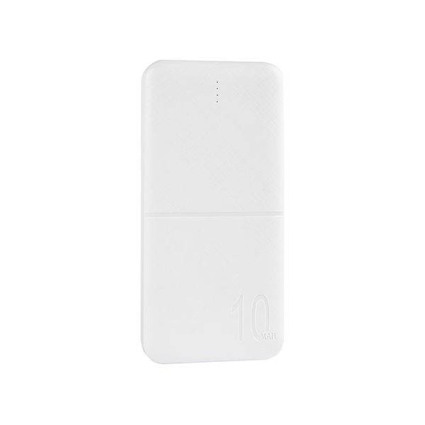 POWERBANK MX COCO 10 000mAh 2xUSB, 10W Li-Po, WHITE + MICROUSB CABLE
