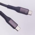 Maxlife MXUC-11 magnetický kábel USB-C - USB-C 1,0 m 100W čierny nylon