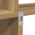 vidaXL Nástenná polička Artisan Dub 80x15x78,5 cm Konštrukčné drevo